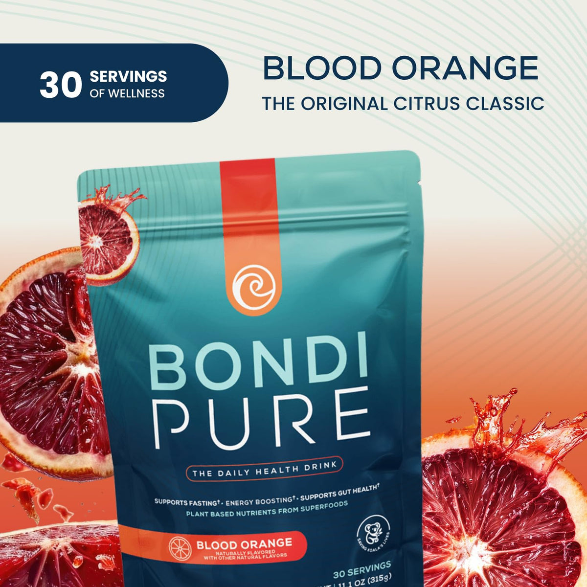 Bondi Pure Boisson Santé Quotidienne avec des fruits frais