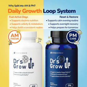 BONE SCIENCE Dr's Grow UP PM 90 tablets front view
