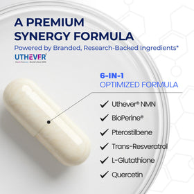 BONE SCIENCE Uthever NMN 6-en-1 capsules végétariennes avec ingrédients