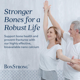 BonStrong Complément Alimentaire Calcium Nano 120 Capsules avec autres suppléments