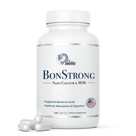 BonStrong Complément Alimentaire Calcium Nano 120 Capsules vue avant