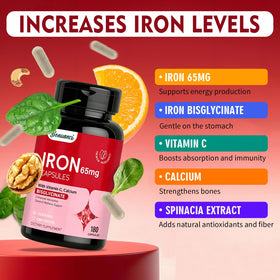 Bonuanci complément de fer 65mg et vitamine C