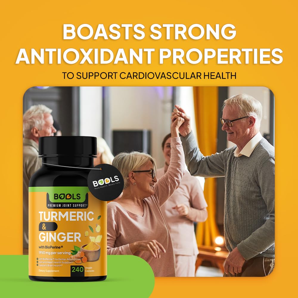 Bools Complément Alimentaire Curcuma Curcumin 1950mg - Étiquette