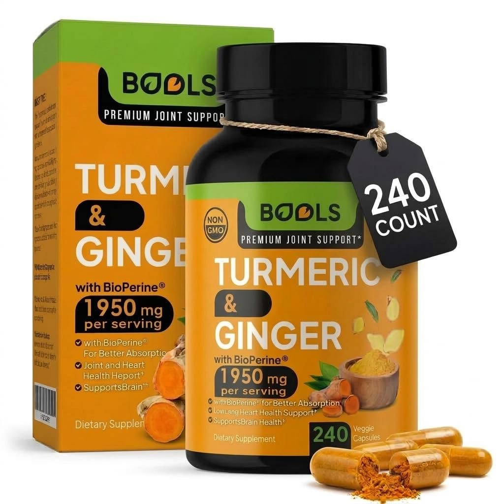 Bools Complément Alimentaire Curcuma Curcumin 1950mg - Flacon avant