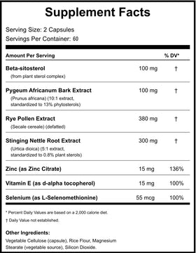 Bordin Health Complément Alimentaire Prostate capsules sur une table
