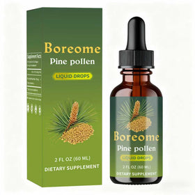 Boreome Tincture de Pollen de Pin 60 ml vue avant avec étiquette