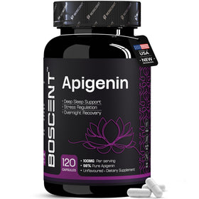 BOSCENT Apigenin 100mg flacon de 120 capsules vue de face