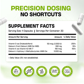 BOSCENT HMB 3000mg capsules en gros plan