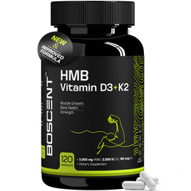BOSCENT HMB 3000mg complément en capsules vue avant