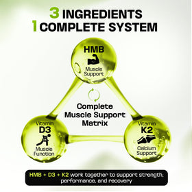 BOSCENT HMB 3000mg supplément pour muscle et os