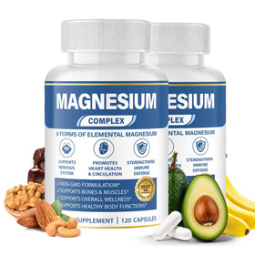 BOSNETHUINH Complément Alimentaire Magnésium 1000mg 8-en-1 flacon avant