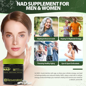 BOSNETHUINH Complément NAD+ 100 Capsules avec dosage