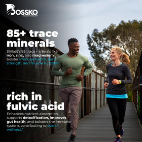 BOSSKO Gummies Shilajit Bio 3200 mg vue de côté