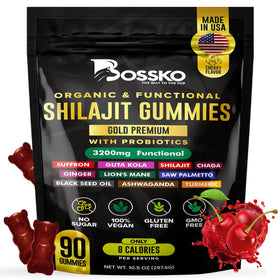 BOSSKO Gummies Shilajit Bio 3200 mg vue de face