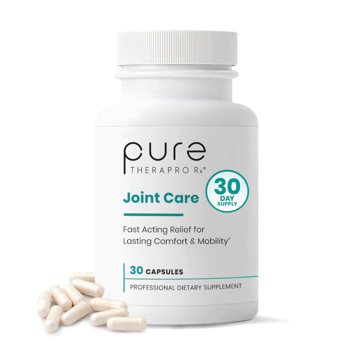 Boswellia Curcumin Collagène II Pure Therapro Rx 30 capsules vue de face