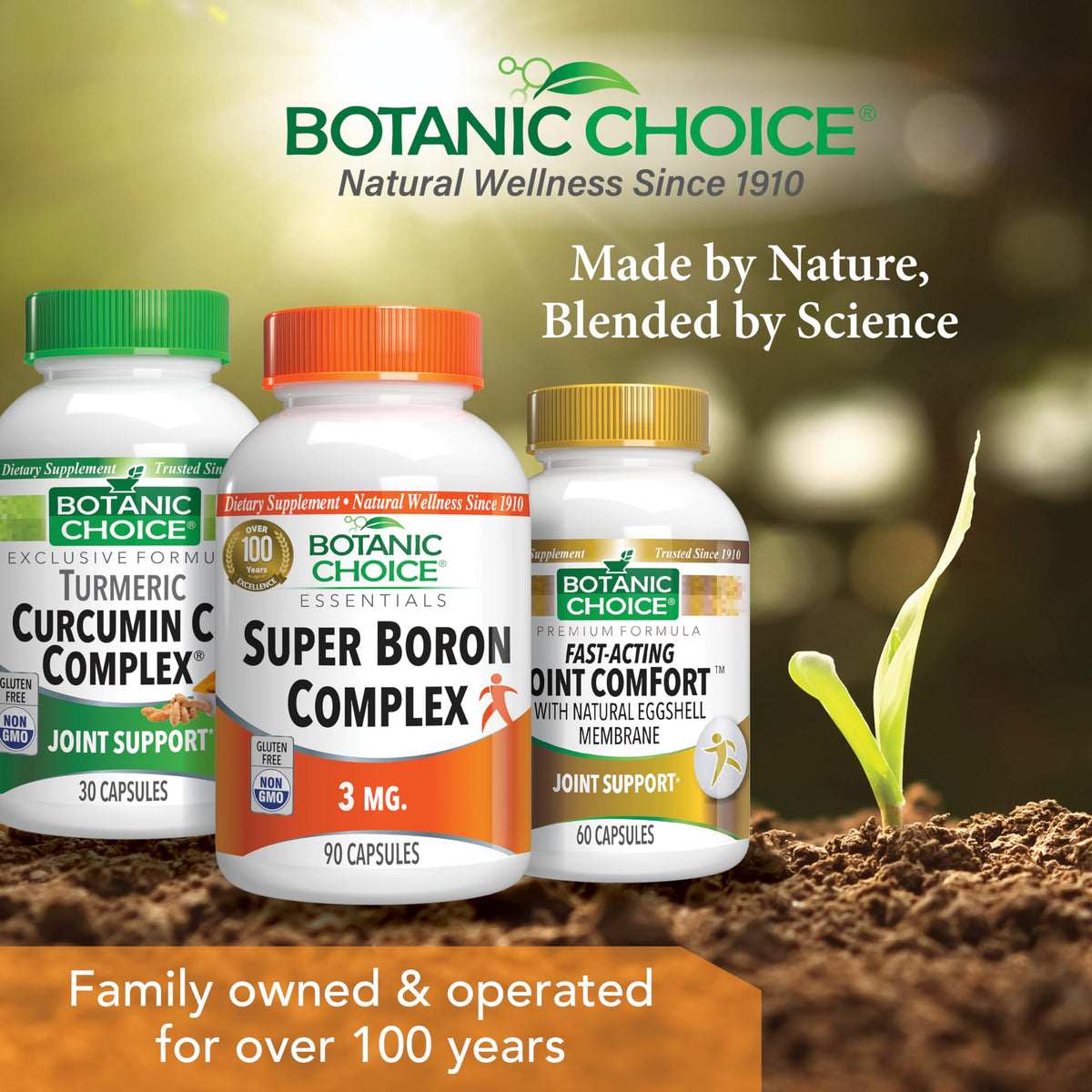 Botanic Choice Complément Super Boron 3mg, capsules à l'intérieur du paquet