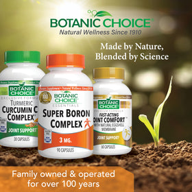Botanic Choice Complément Super Boron 3mg, capsules à l'intérieur du paquet