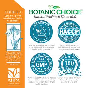 Botanic Choice Complément Super Boron 3mg, capsules sur une surface en bois