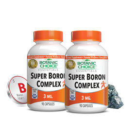 Botanic Choice Complément Super Boron 3mg, vue avant du paquet