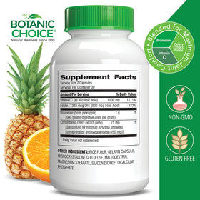 Botanic Choice Complexe Uric Acid 60 capsules et emballage