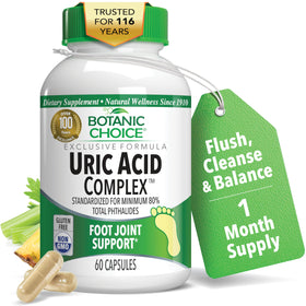 Botanic Choice Complexe Uric Acid 60 capsules vue de face