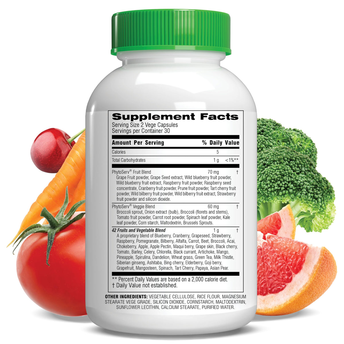 Botanic Choice Mélange de Fruits & Légumes boîte avec 60 capsules