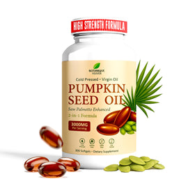 Botanique Heaven Huile de pépins de citrouille 3600mg boîte avant