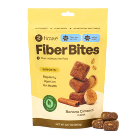 Bouchées de Fibres Fiome en sachet, saveur banane cannelle
