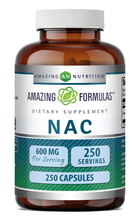 Bouteille Amazing Nutrition NAC 600mg vue avant