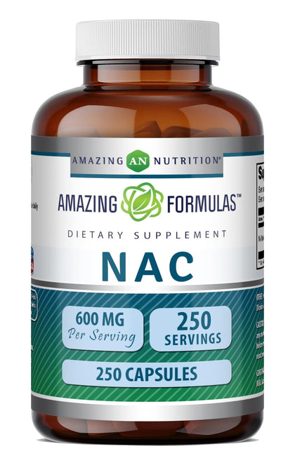 Bouteille Amazing Nutrition NAC 600mg vue avant