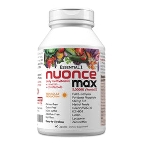 Bouteille ANDREW LESSMAN Multivitamine nuoncemax 5000 IU D3 60 capsules