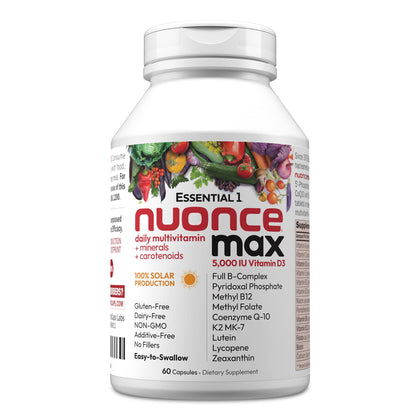 Bouteille ANDREW LESSMAN Multivitamine nuoncemax 5000 IU D3 60 capsules
