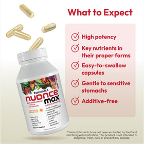 Bouteille ANDREW LESSMAN Multivitamine nuoncemax avec étiquette visible