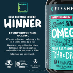 Bouteille biodégradable Freshfield Omega 3 DHA
