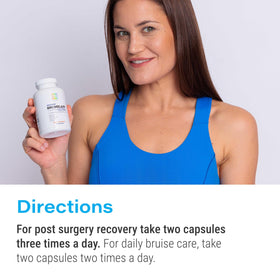 Bouteille Bruizex Ultra Bromélaïne et Quercétine sur fond blanc