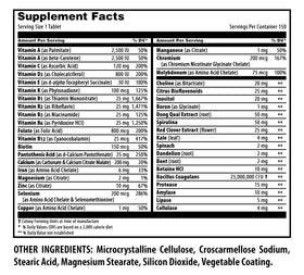 Bouteille d'Amazing Nutrition Multivitamine Femme avec étiquette