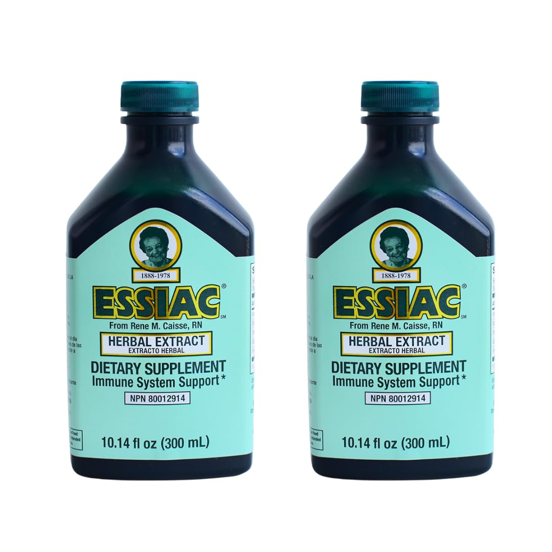 Bouteille d'Essiac Extrait Liquide Herbal de 10,14 fl oz vue de face