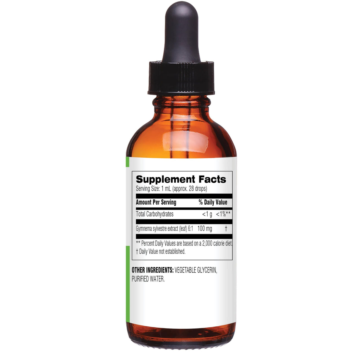 Bouteille d'extrait de Gymnema Sylvestre avec pipette