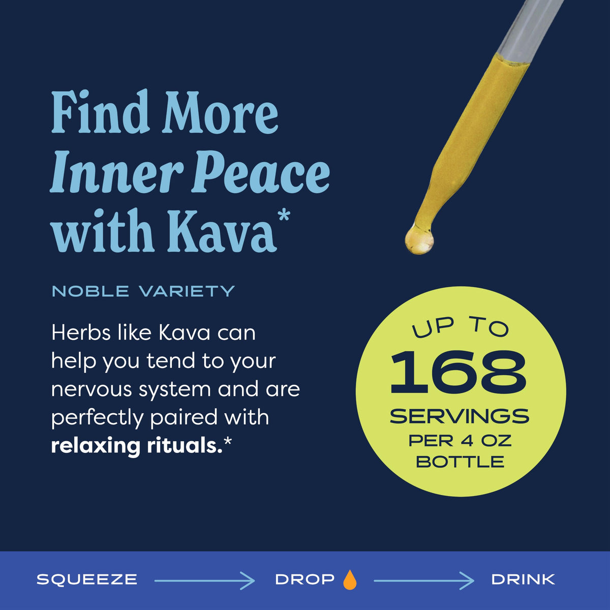 Bouteille d'extrait de Kava Herb Pharm avec étiquette