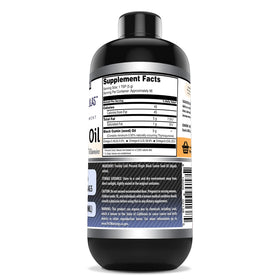 Bouteille d'Huile de Graines de Nigelle Amazing Nutrition avec étiquette