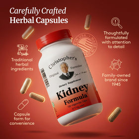 Bouteille de 100 capsules de la Formule Rénale de Christopher's