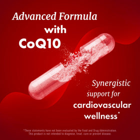 Bouteille de 120 capsules de Riz Rouge avec CoQ10