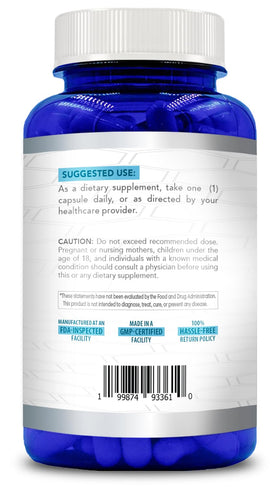 Bouteille de 200 capsules végétales de Lycopène et Lutéine Healing Awakening