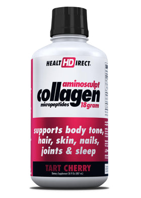 Bouteille de 30 oz de AminoSculpt collagène liquide cerise