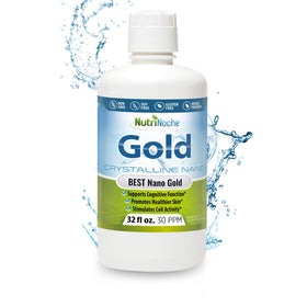 Bouteille de 32 oz de complément alimentaire or colloïdal NutriNoche