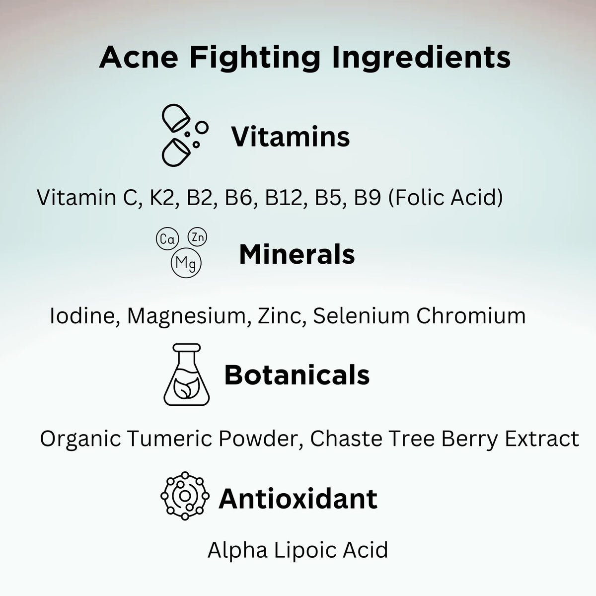 Bouteille de 60 capsules de vitamines Innate Skin pour peau claire