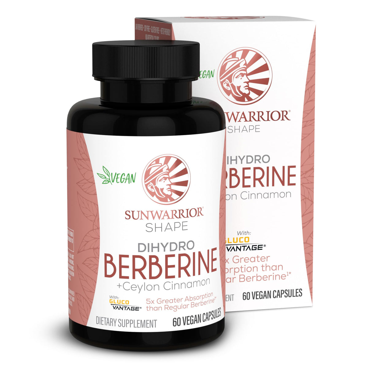 Bouteille de 60 capsules Sunwarrior Berbérine avec Cannelle de Ceylan