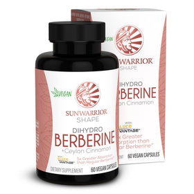 Bouteille de 60 capsules Sunwarrior Berbérine avec Cannelle de Ceylan