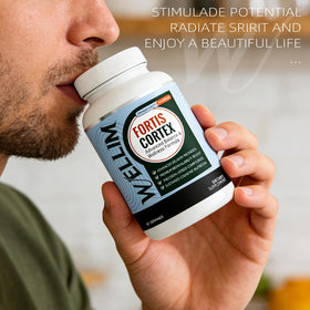 Bouteille de 60 capsules Wellim Fortis Cortex FYRKOA