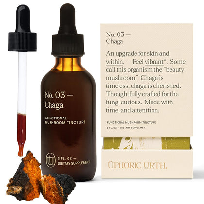 Bouteille de 60 ml d'extrait de champignon Chaga UPHORIC URTH vue de face